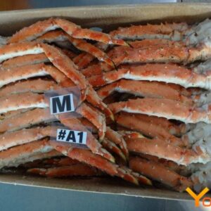 Red king crab, clusters, cooked-frozen, M size